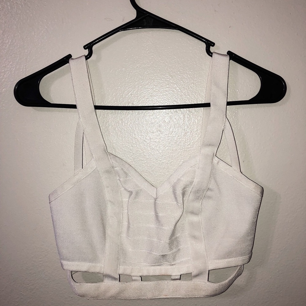 Bandage White crop top - Picture 4 of 6